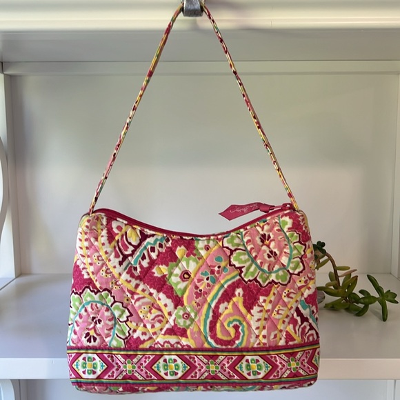 Vera Bradley Capris Melon Shoulder Handbag Bag - Picture 2 of 9